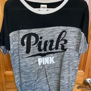PINK colorblock tee